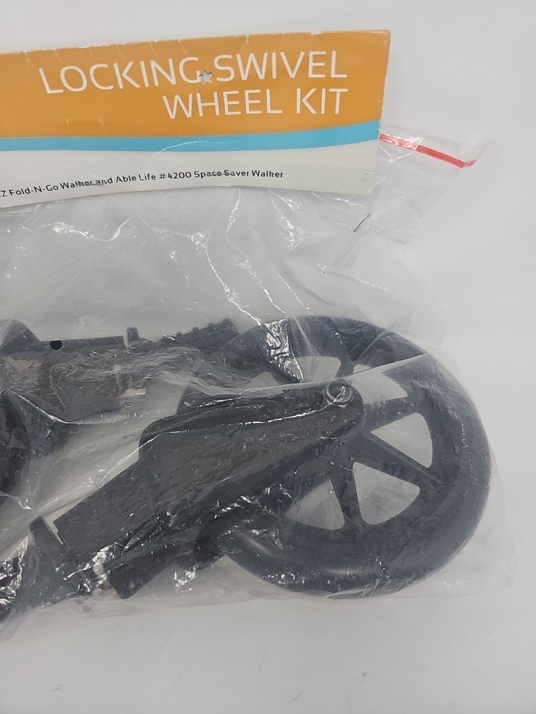 Stander 4308 Walker Locking Swivel Wheel Kit Replacement Casters