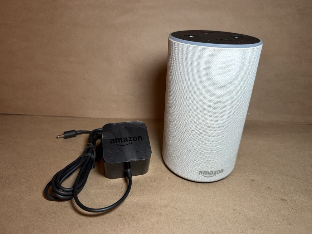 Amazon Echo 2nd Gen XC56PY Smart Speaker w/ Power Cord | Tested