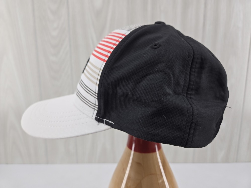 AUDI StrapBack Mesh Trucker Hat Panel Cap Black White