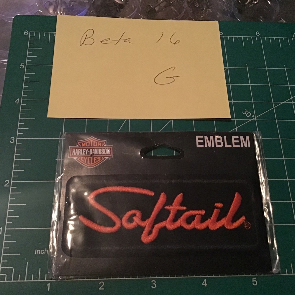 Harley Davidson Softail Vest Jacket Patch Small NIP