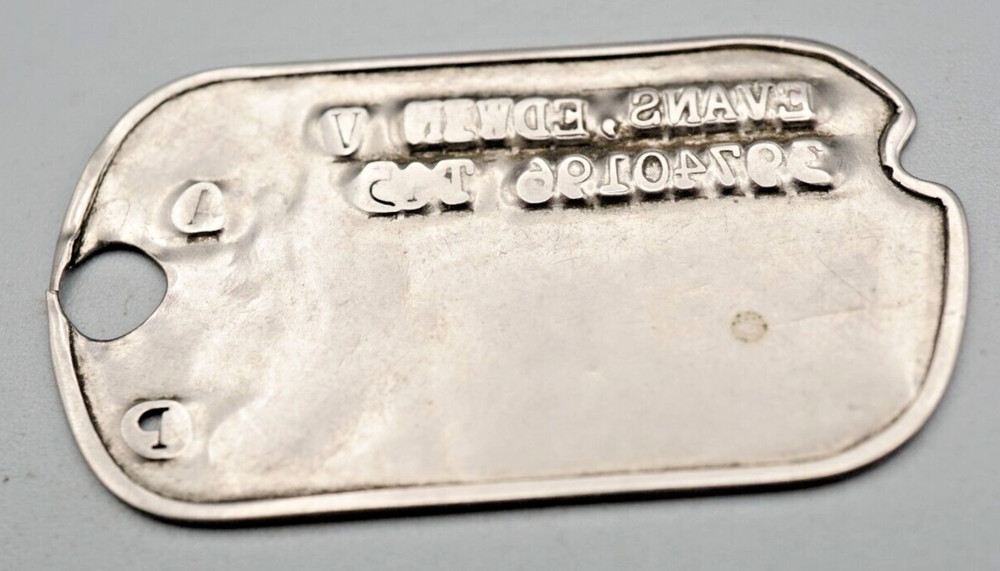 WWII 1945 Army Dog Tag T45 - PROTESTANT RELIGION