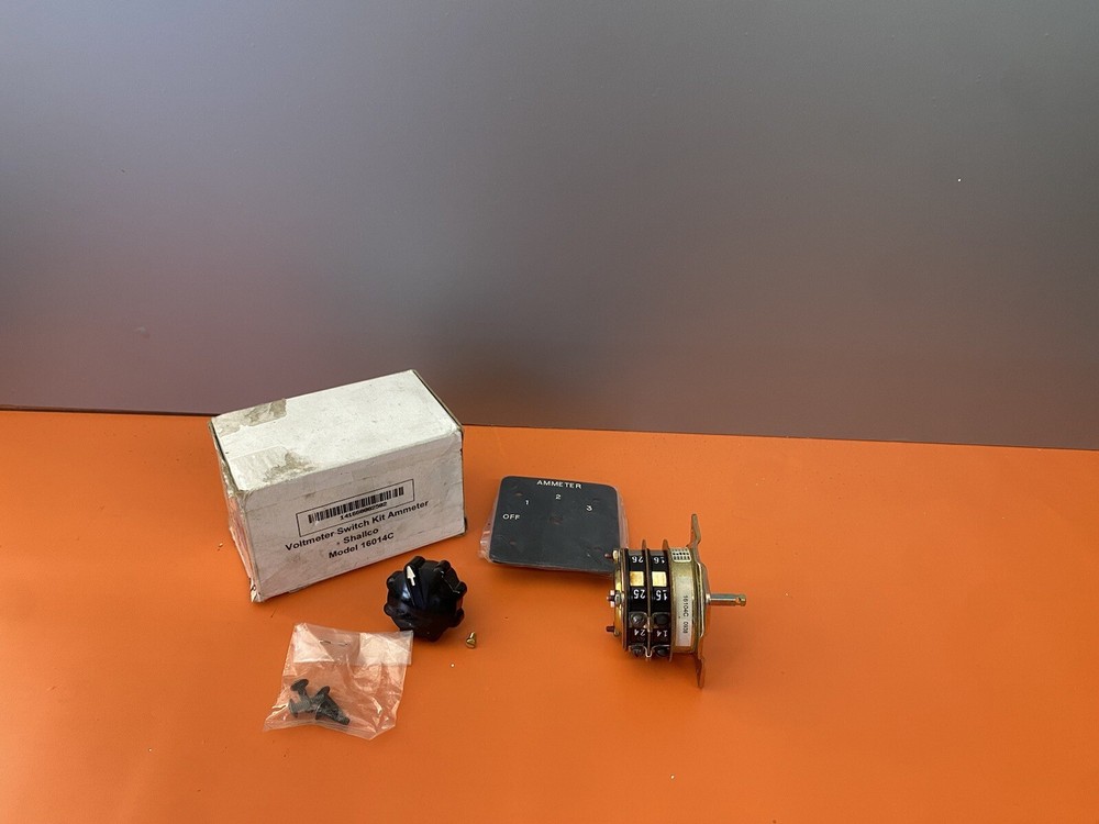Shallco Voltmeter Switch Kit Ammeter Model: 16014C