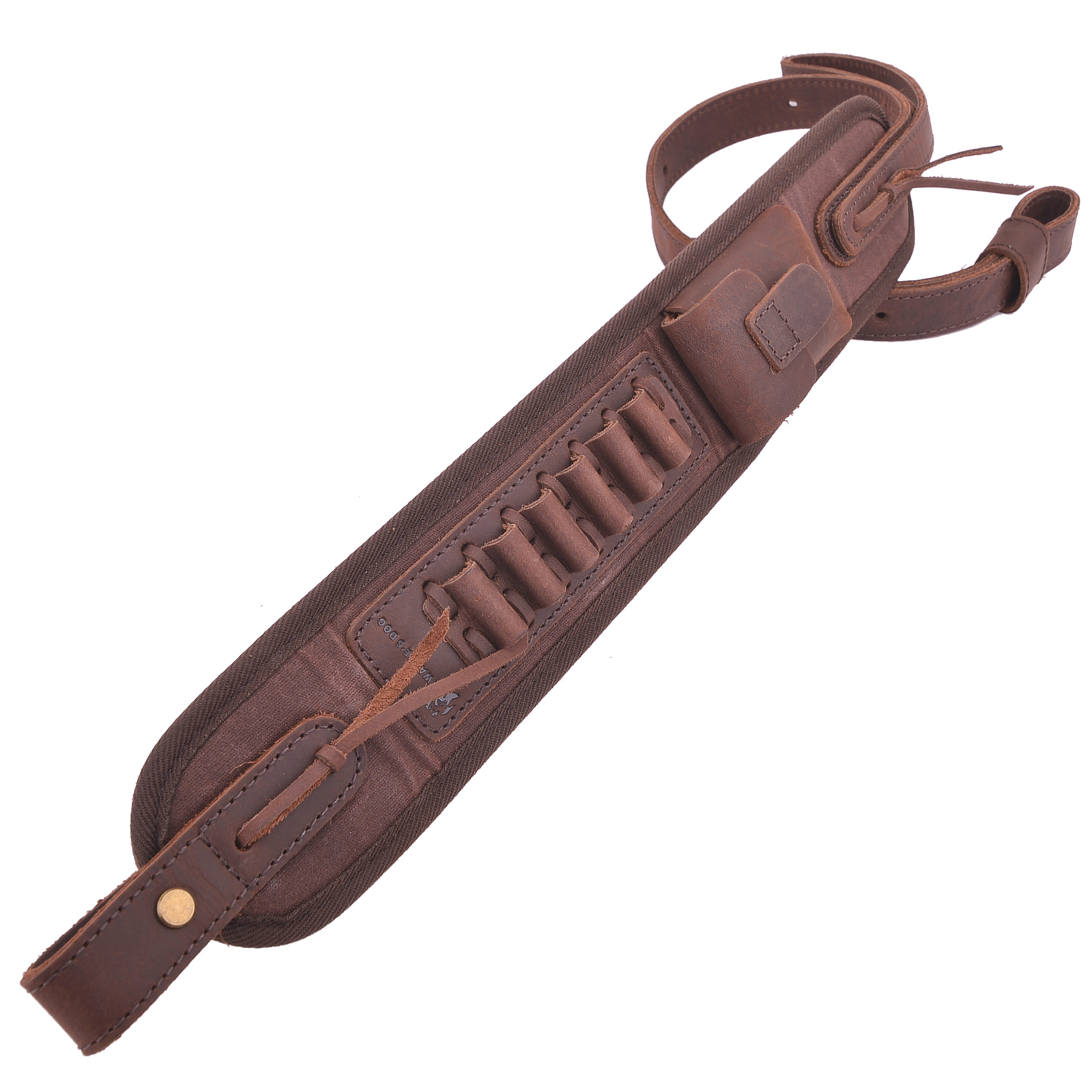 WAYNE'S DOG Durable Leather Rifle Sling Shotgun Strap for .22MAG.30/30.308 12GA