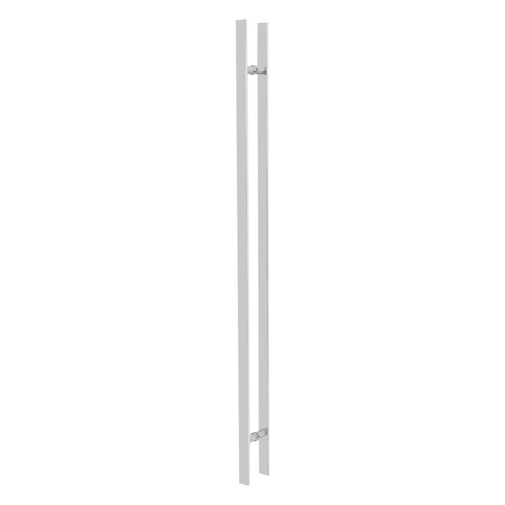 Push Pull Door Handle 58.66" Double Sided Door Handle Brushed Stainless Steel
