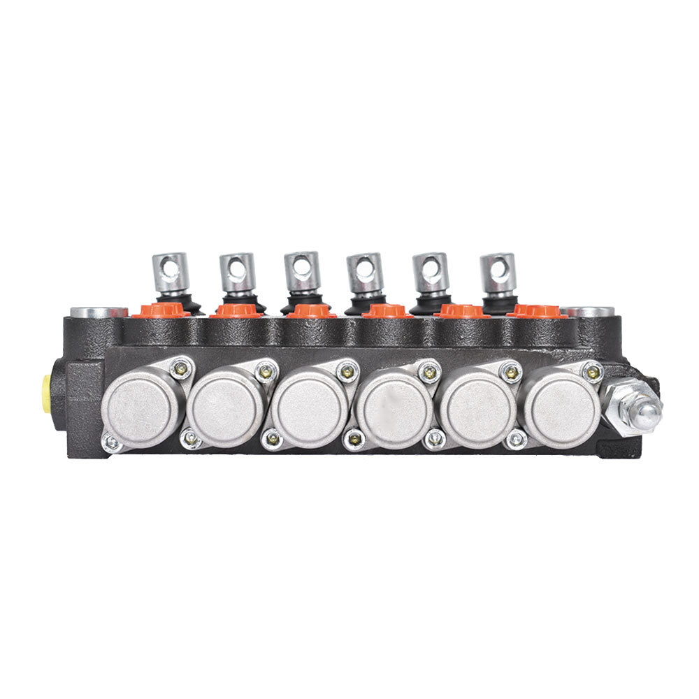 Hydraulic Control Valve Double Acting 6 Spool 13 GPM 3600 PSI SAE Ports New