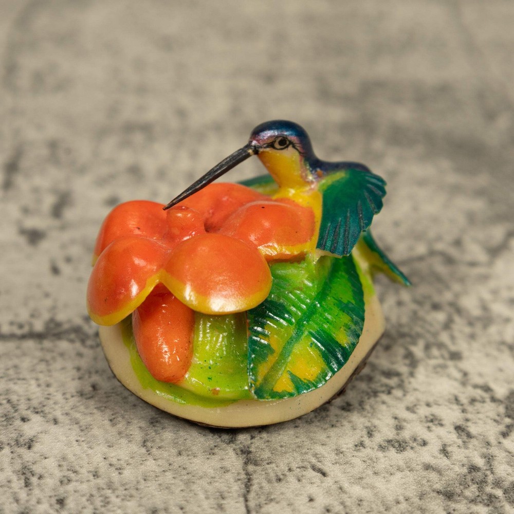Hummingbird Tagua Carving
