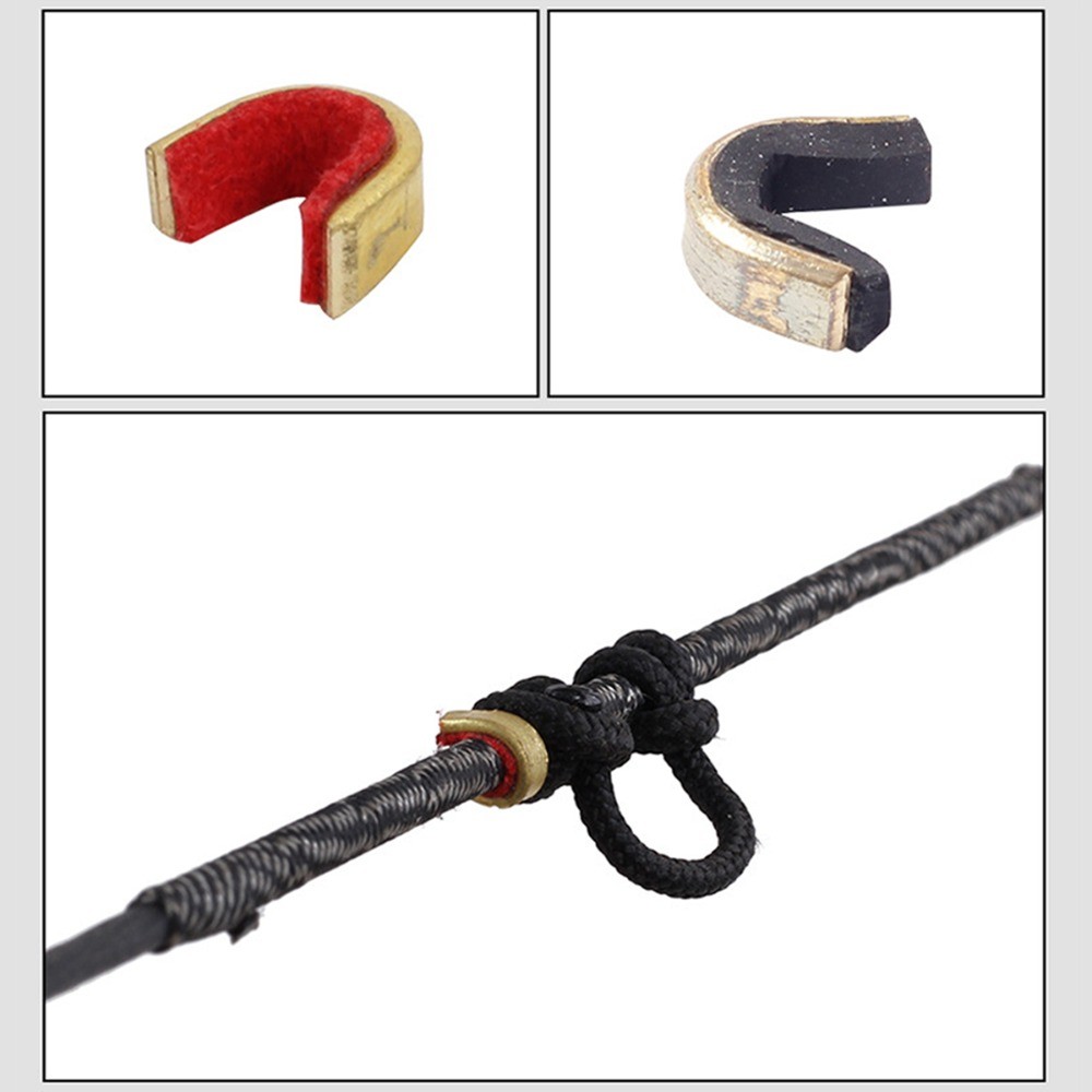 40Pcs String Nocking Points Bow String Buckle Clip for Compound and Recurve Bow