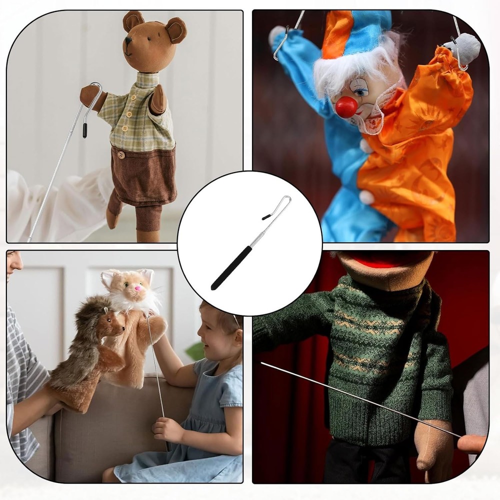 Professional Puppet Control - 8-21 Inch Adjustable Rods for Impressive Movement