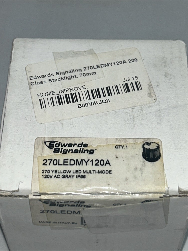 Edward’s Signaling 270LEDMY120AB 200 Class Stacklight, 70 mm