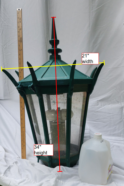 Vintage Pole Light Heads