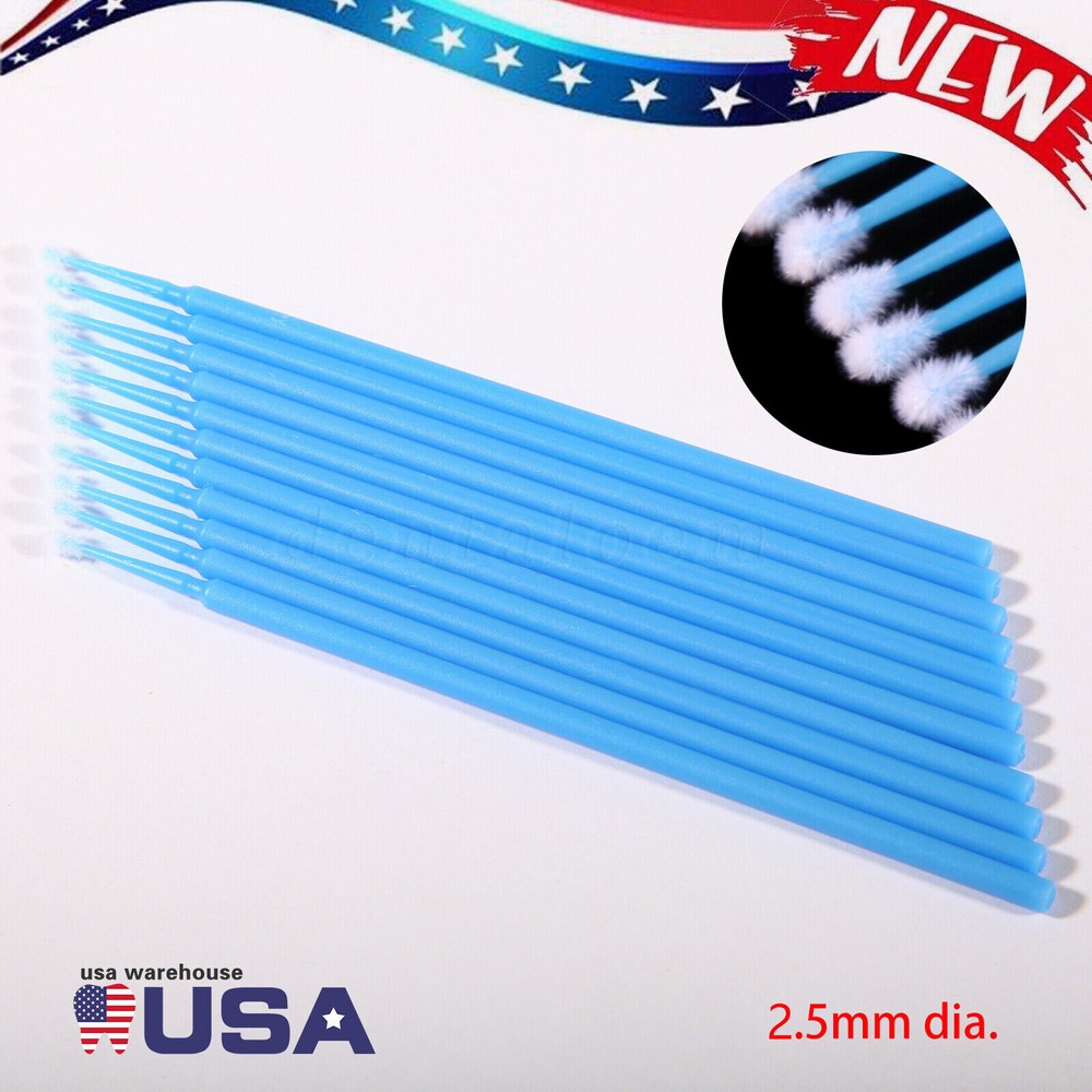 Micro Brushes Applicators Microbrush Dental (Regular, Fine, Super Fine) USA