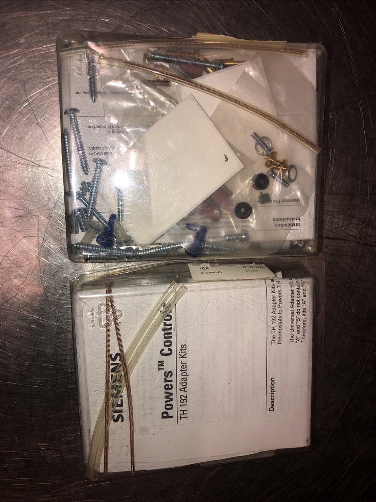 SIEMENS 192-484 TH19X UNIVERSAL THERMOSTAT MOUNTING CONVERSION Partial* Kits
