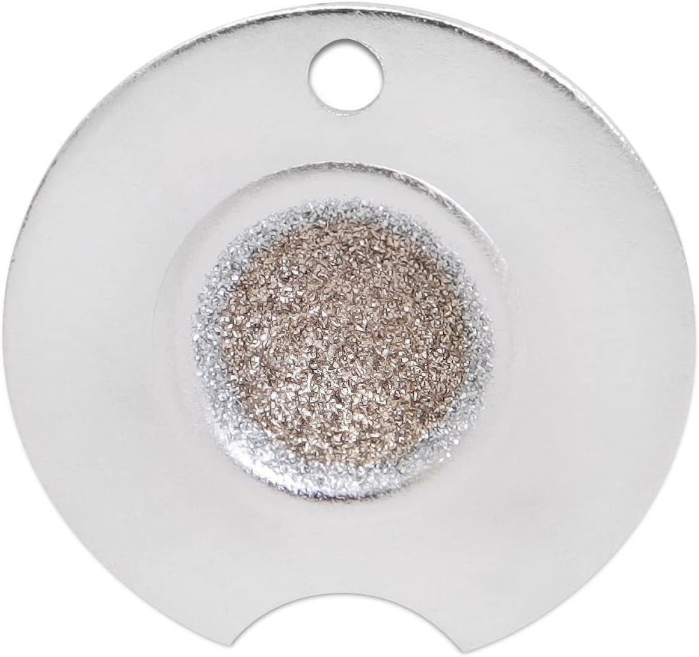 Willard Pool Cue Tip Shaper - Dime Radius silver