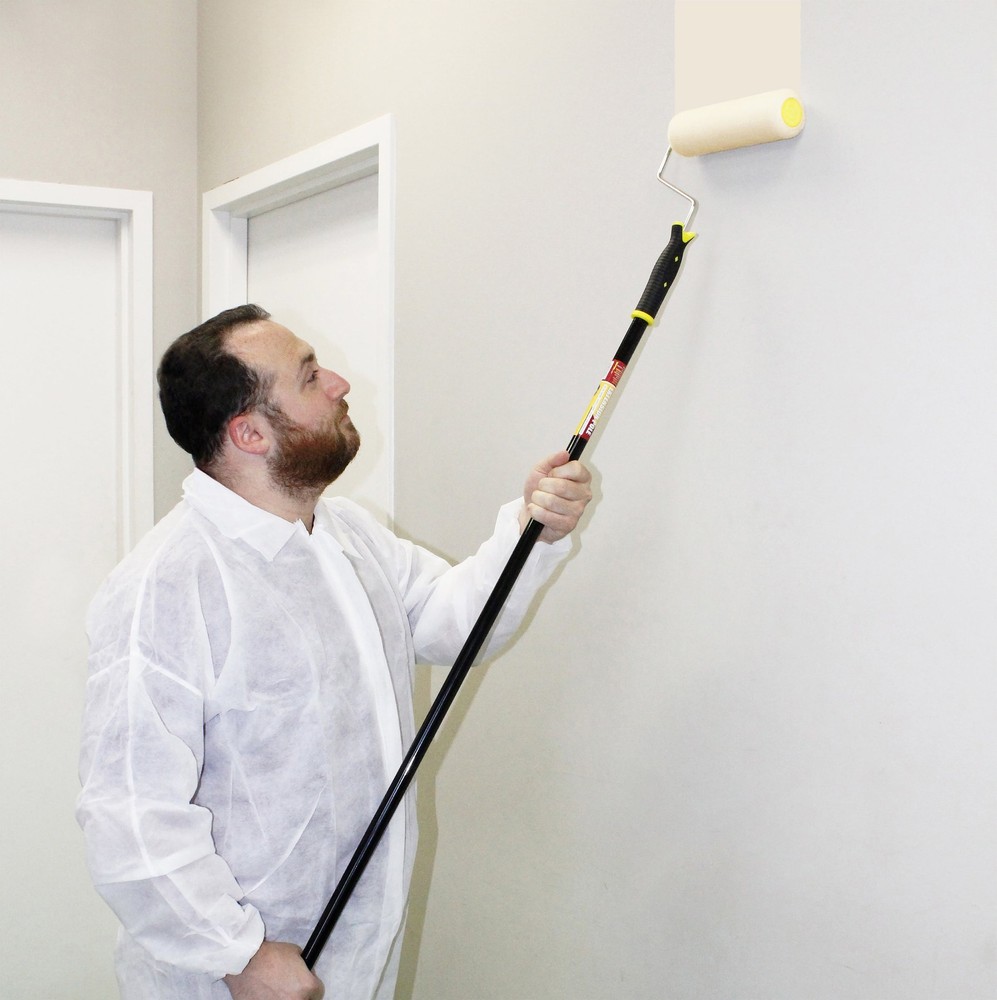Premier Paint Roller 4ft Steel Extension Pole with Threaded Tip