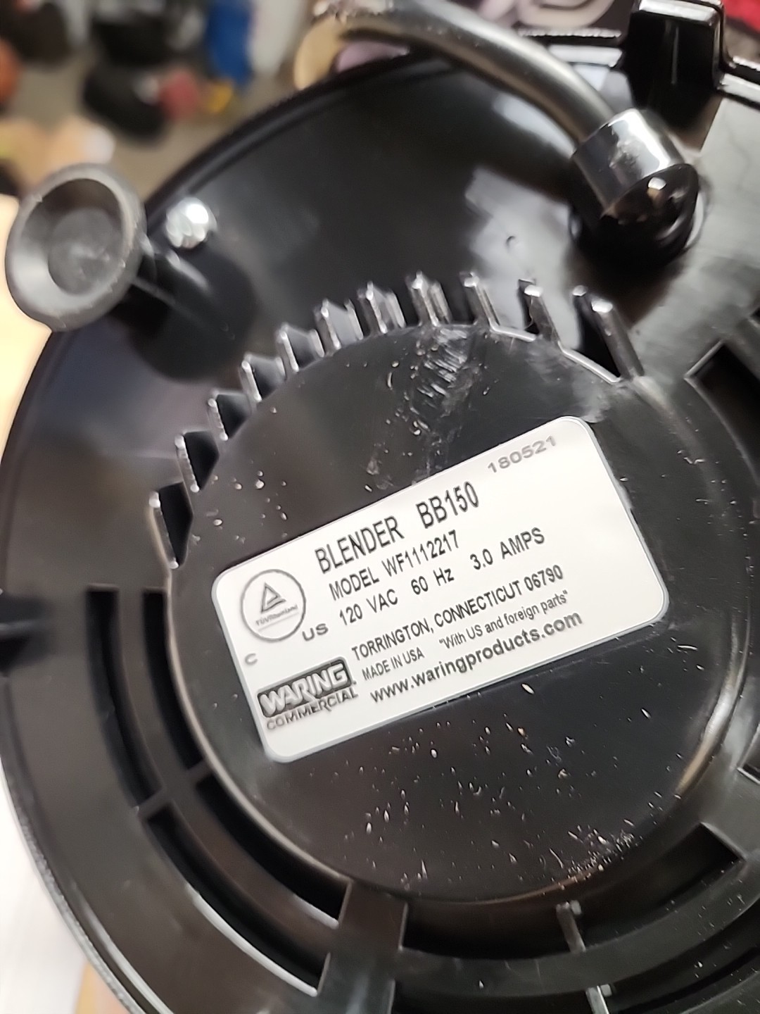 New Open Box Waring Commercial Bar Blender BB150 48 OZ, 2 Speed PLEASE READ