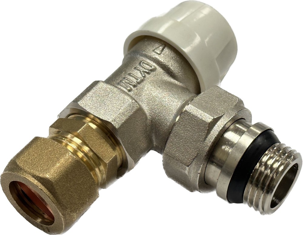 1/2" Brass Thermostatic Radiator Valve Angle Type 90° Pattern Floor Heating
