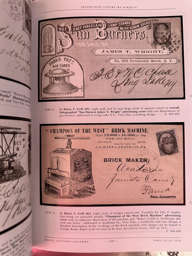 The Bernard Faust Collection of the US 1863-68 Black Jack +2 more BJ auctions