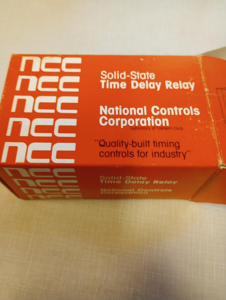 t2k-00010-461 1-10 second solid state time delay relay 120v ac (NOS)