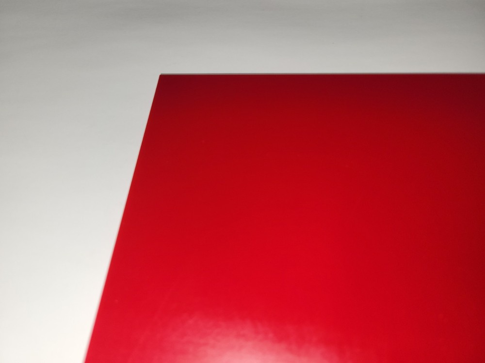 1/4" x 6" X 6" URETHANE / POLYURETHANE 95 A RED SHEET, ELASTOTUFF