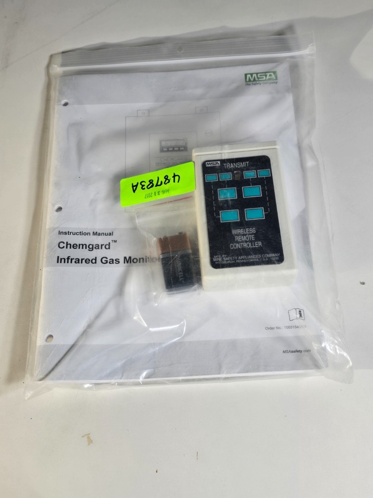 MSA 10011886 Wireless Remote Controller