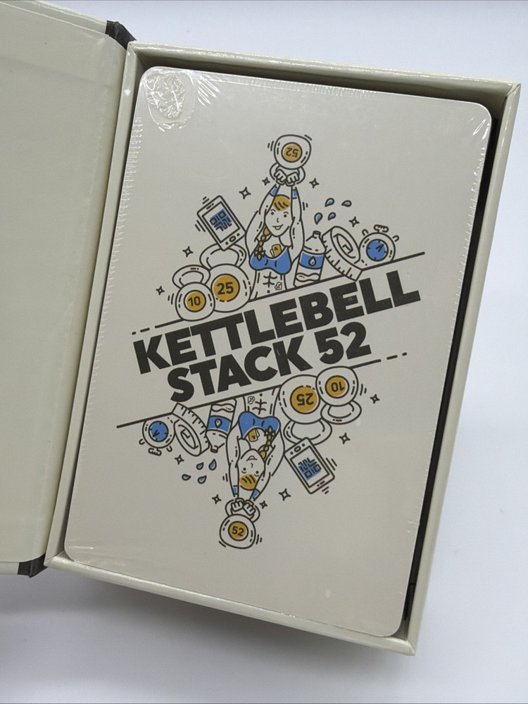 Stack 52 Kettlebell Exercise Cards Workout Playing Card Game NEW