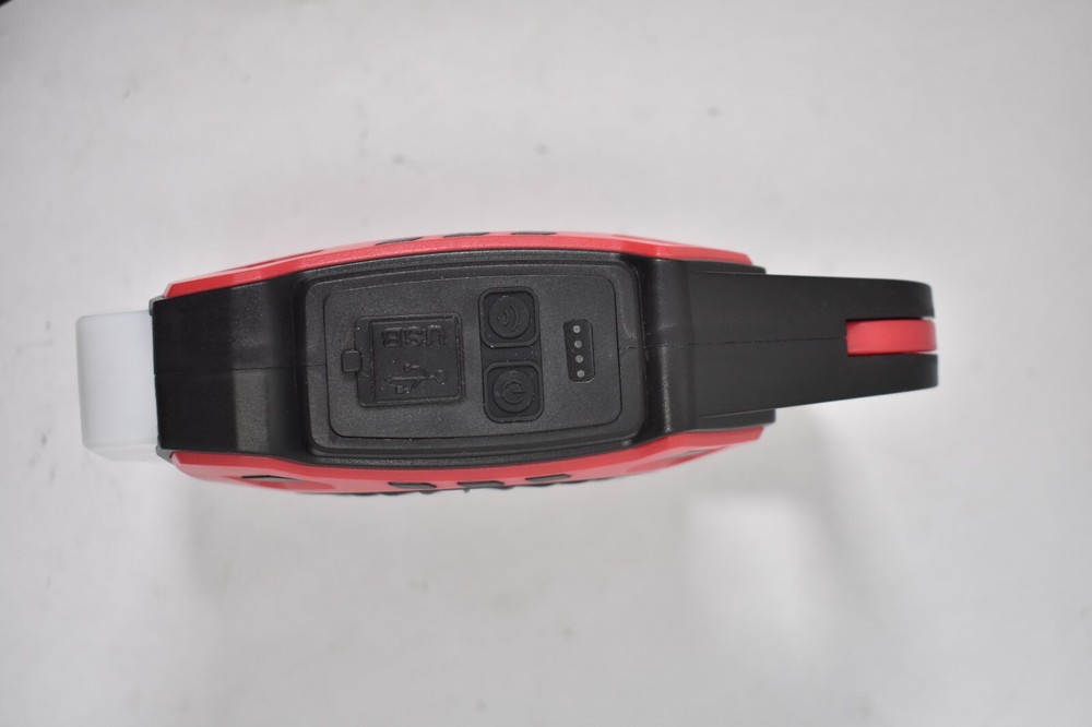 Multifunctional Fan Handle Lamp 8 Mode Spotlight Red/Black Portable Handheld