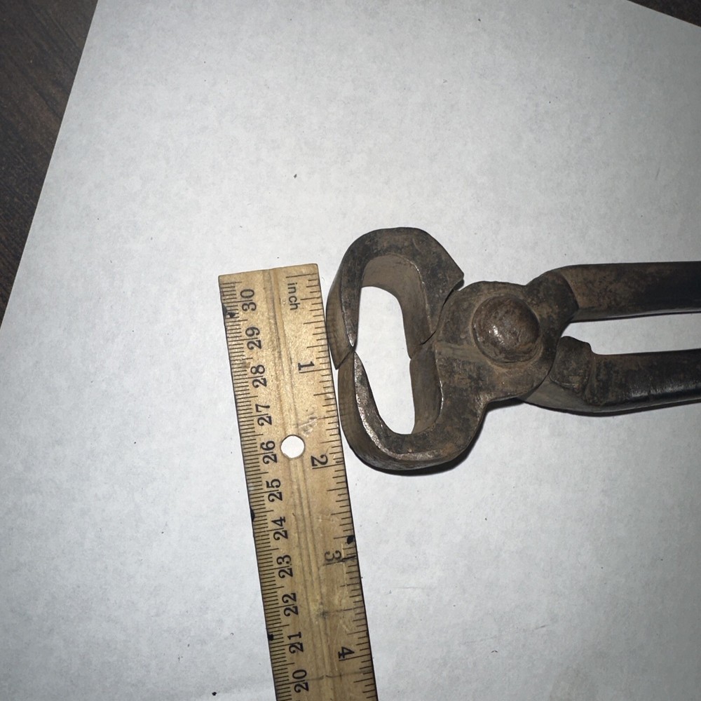 Blacksmith Nippers. Heller Bros. Co. U.S.A. 12" long