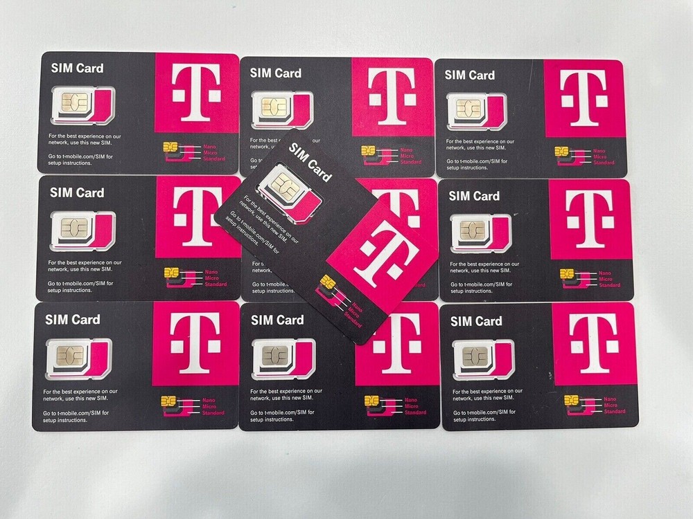 1 Count T-Mobile SIM Cards BLANK/ NON-Activated SIM Card ONLY