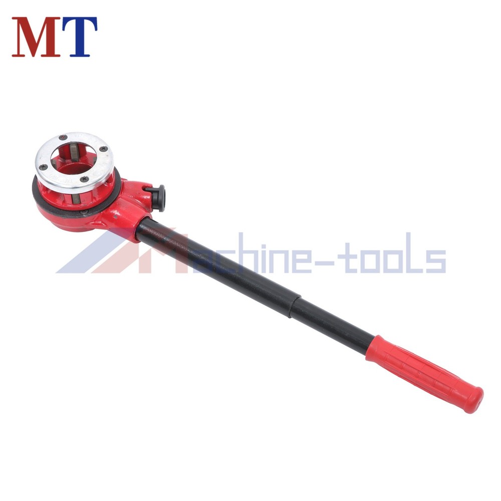 Ratcheting Pipe Threading Tool Set Ratchet Pipe Threader Kit W/ 6 Dies Kit
