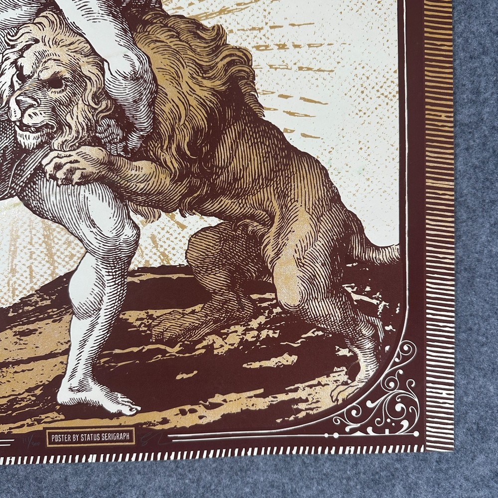 Avett Brothers Red Rocks Colorado 2012 Poster #111/300 Signed By Justin Helton