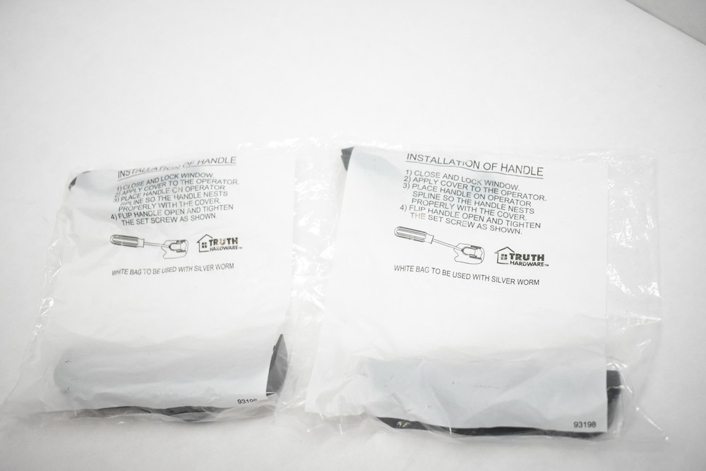 Truth Hardware Folding Window Operator Handle Black Lot Of 2 93198