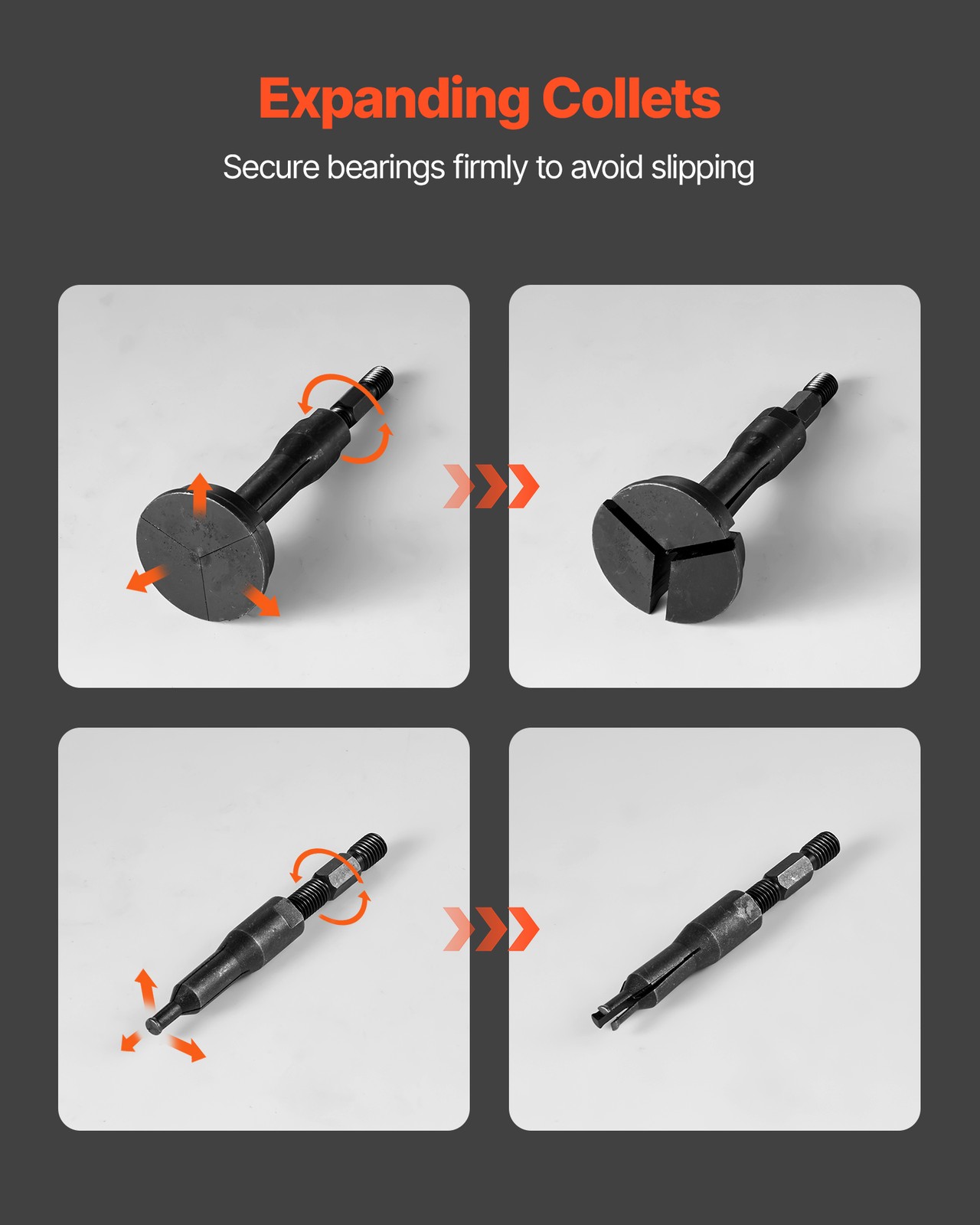 VEVOR 16pcs Blind Hole Bearing Puller Internal Extractor Remover Slide Hammer