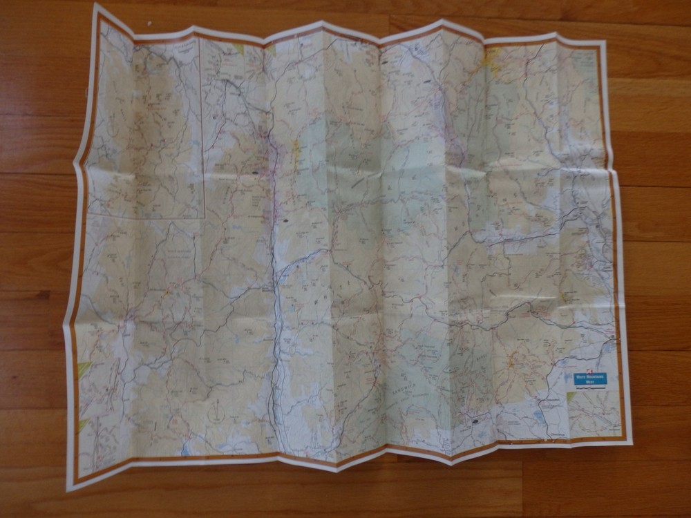 White Mountains Waterproof Trail Map 3rd Edition Map Adventures
