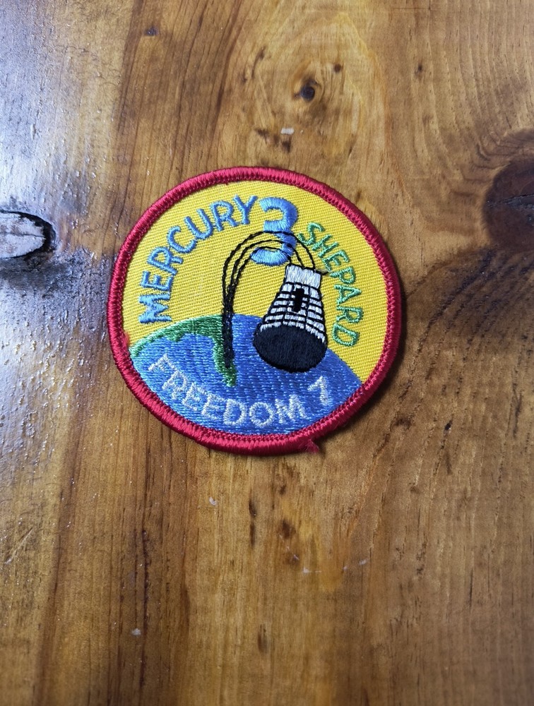Space Mercury 3 Shepard Freedom 7 Mission Patch