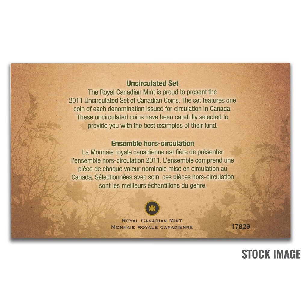 Canada 2011 7-Coin PL Proof-Like Mint Coin Set - Envelope + COA