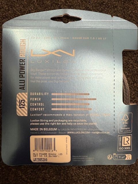 Luxilon ALU Power Rough 125 set