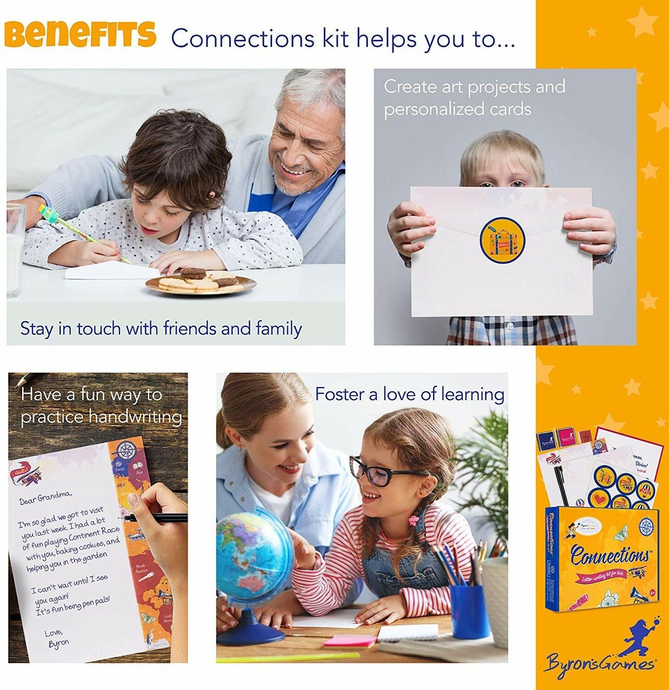 Kids Stationary Set Inspire Kids Write Creativity Builder Imagination Writing