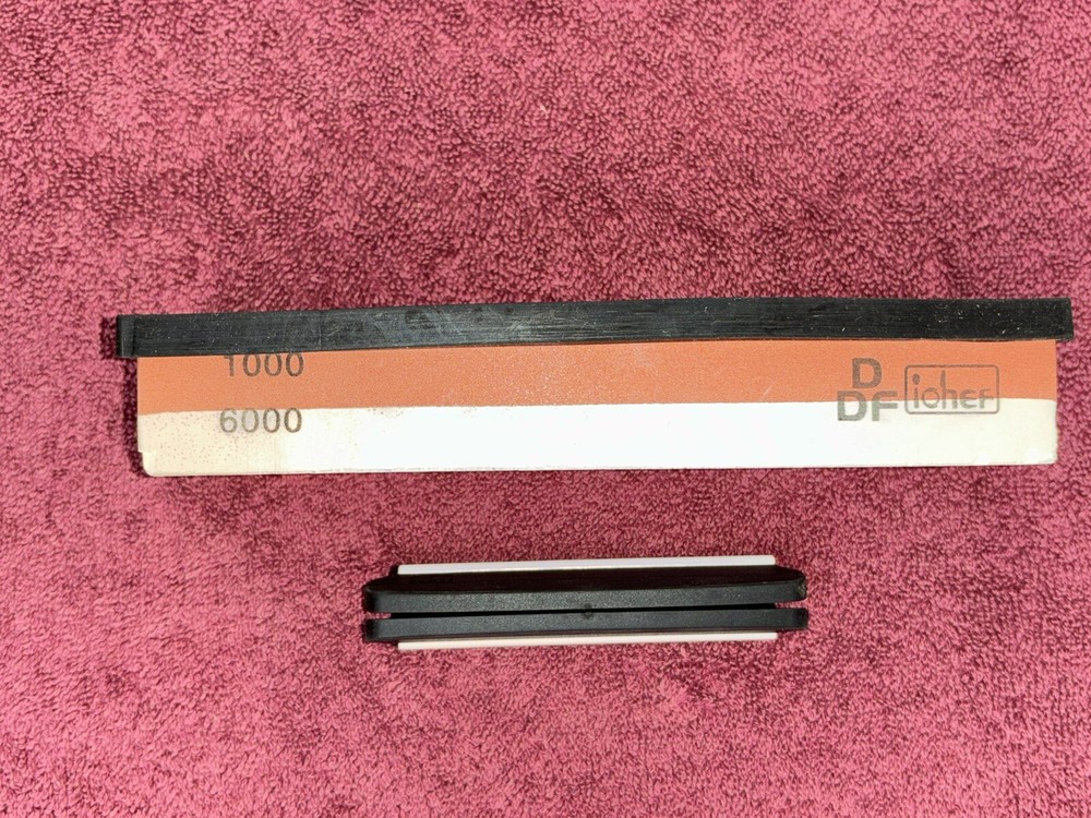 DDF IohEF, Extra Large Sharpening Stone Set, Whetstone, 1000/6000 Grit