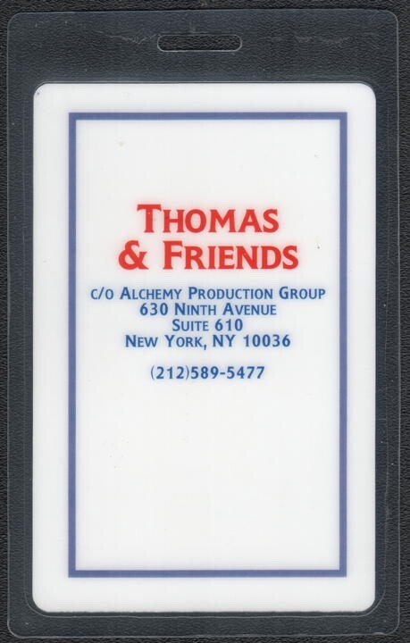 Thomas & Friends All Access Backstage Pass - 2007-2011 Laminated Pass