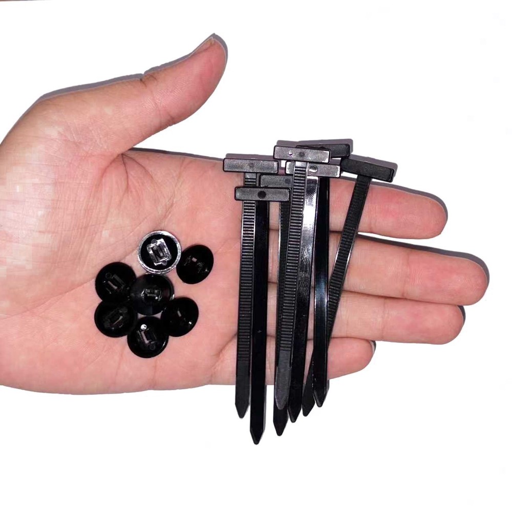 100PCS Heavy Duty Self-Locking Nylon Cable Ties Universal Zip Ties