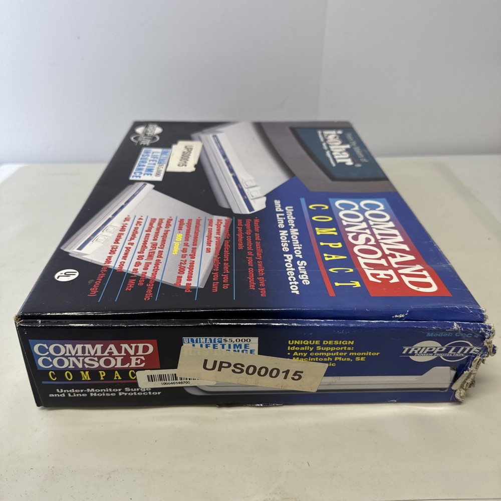 Tripp Lite Command Console CCC-4 Voltage Surge Suppressor, Vintage Open Box