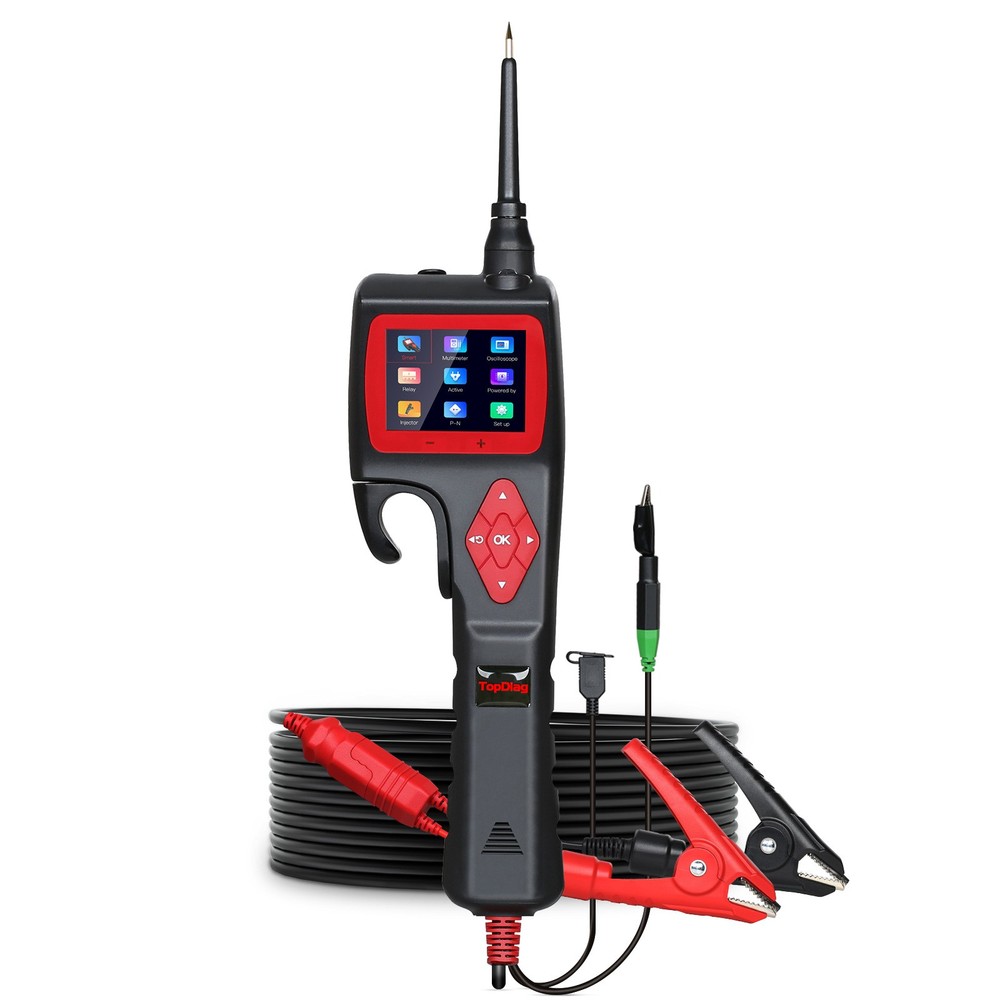 TopDiag P200 SMART HOOK Po-wer Probe Circuit Analyzer Multimeter Injector Test