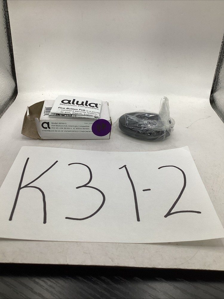 ALULA RE100-5 Five Button KEY FOB Interlogix Compatible 🟣 NEW