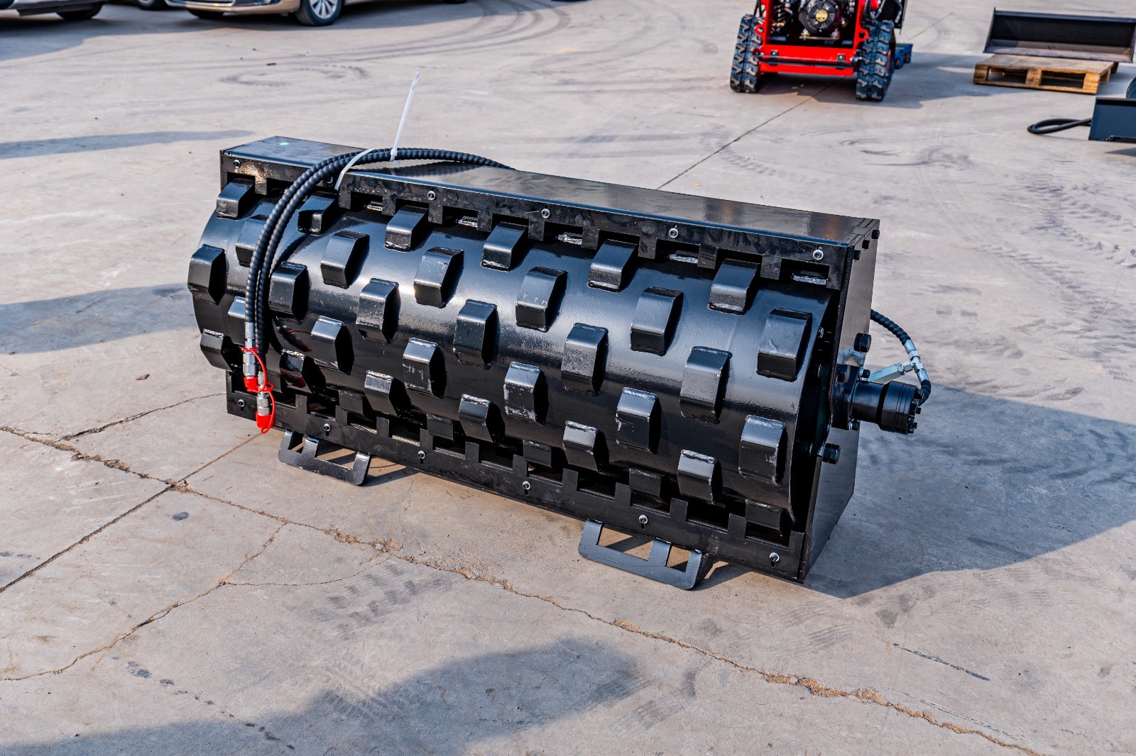 1.5m/ 60" Vibratory Soil Compactor for Skid Steer fits Bobcat Padfoot Roller