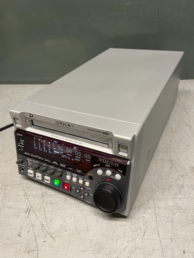 Sony PDW-1500 XDCAM Disc Sd Compact Deck Professional Recorder Player