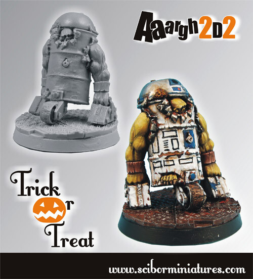 Scibor MM 28mm Aaargh2D2