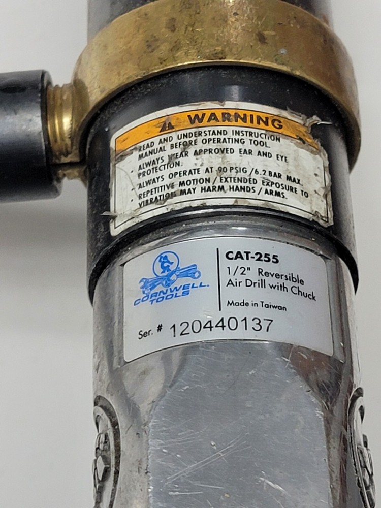 Cornwell 1/2" Reversable Air Drill-Model CAT-255