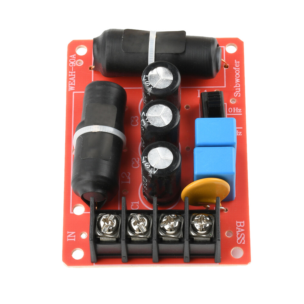 200W High Power Speaker Frequency Divider Subwoofer 2 Way Audio Crossover DIY