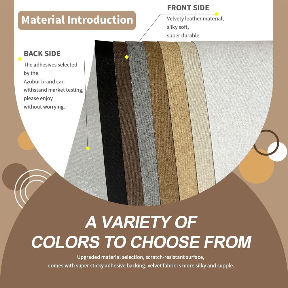 Luxurious Oversized Repair Patch 9.5" x 40" - Restore Leather & Fabric Elegance