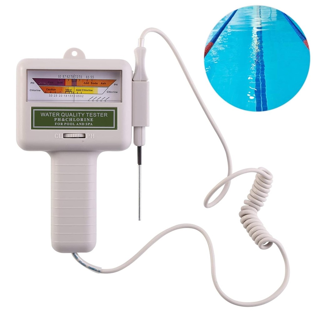 Water Tester with Probe – 2-in-1 Digital, CL/CO₂ Reader for Pool & Spa